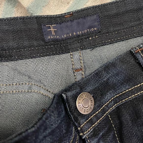 Fidelity Denim Dark Wash High Rise Skinny Jeans - Size 31 - New Without … - Picture 6 of 7